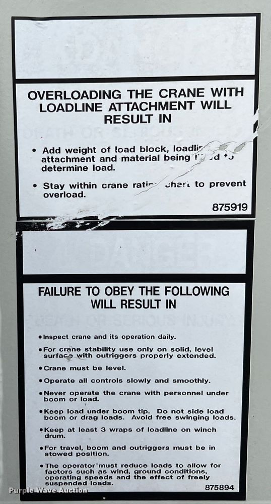 image for item IA9201 2012 Freightliner Business Class M2  crane truck