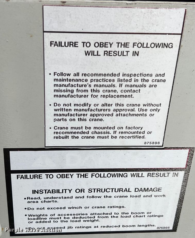 image for item IA9201 2012 Freightliner Business Class M2  crane truck