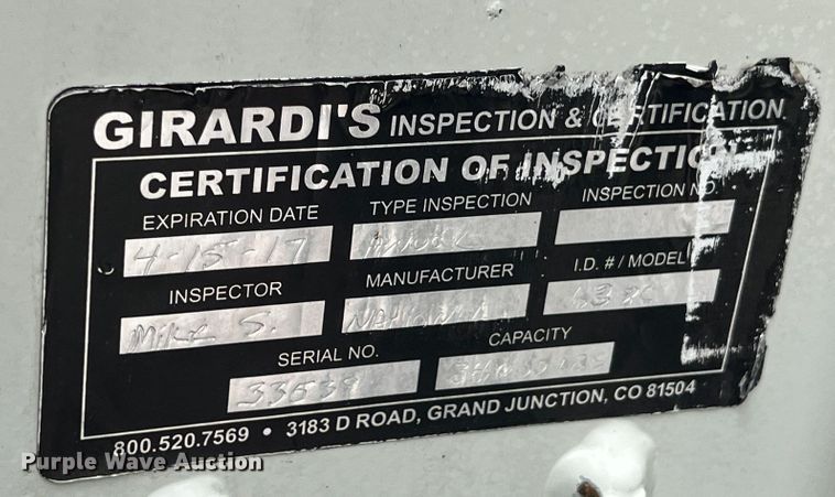 image for item IA9201 2012 Freightliner Business Class M2  crane truck