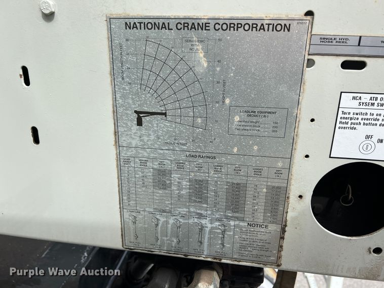 image for item IA9201 2012 Freightliner Business Class M2  crane truck