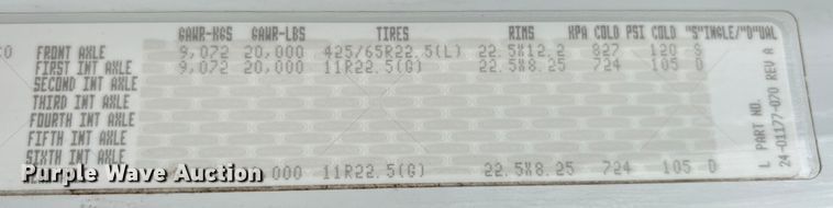 image for item IA9201 2012 Freightliner Business Class M2  crane truck