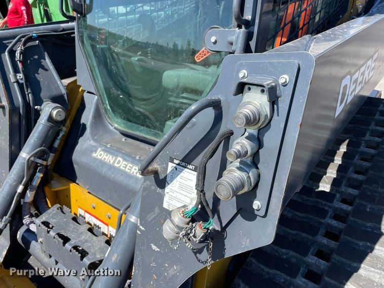 image for item JC9913 2021 John Deere 325G  tracked skid steer loader