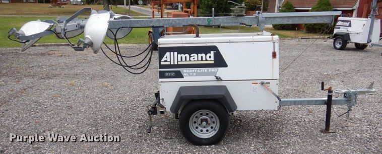 image for item JL9920 2009 Allmand NL7.5  light plant