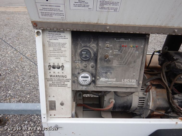 image for item JL9920 2009 Allmand NL7.5  light plant