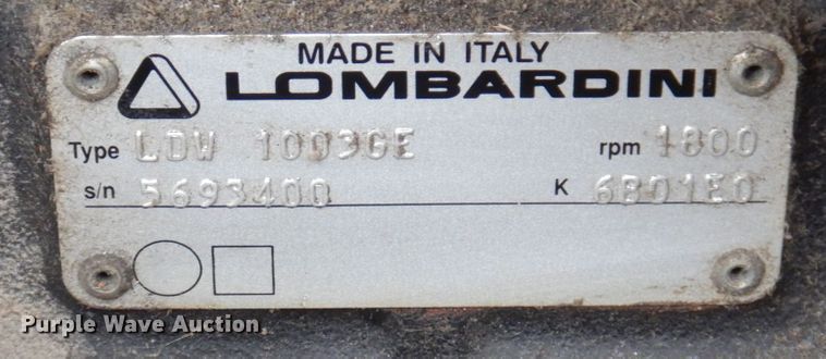 image for item JL9920 2009 Allmand NL7.5  light plant