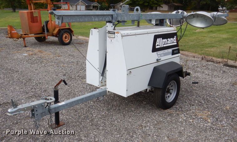 image for item JL9921 2009 Allmand NL7.5  light plant