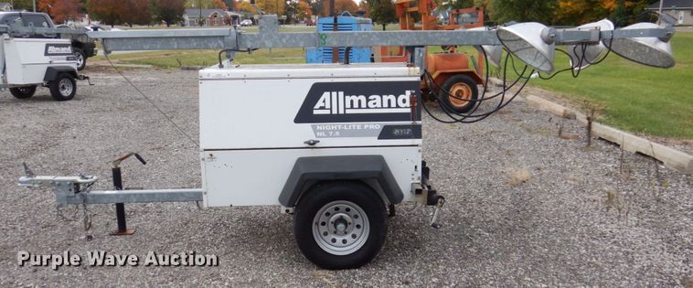 image for item JL9921 2009 Allmand NL7.5  light plant