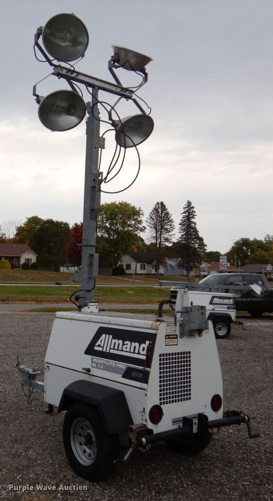 image for item JL9921 2009 Allmand NL7.5  light plant