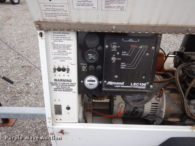 image for item JL9921 2009 Allmand NL7.5  light plant