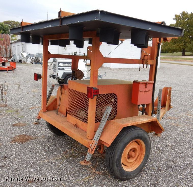 image for item JL9923 Midwest Construction Services  arrow board trailer