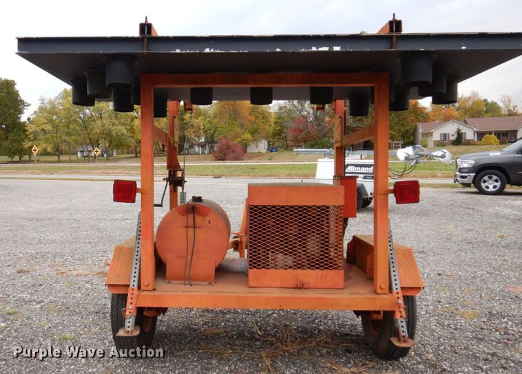 image for item JL9923 Midwest Construction Services  arrow board trailer