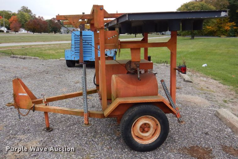 image for item JL9923 Midwest Construction Services  arrow board trailer