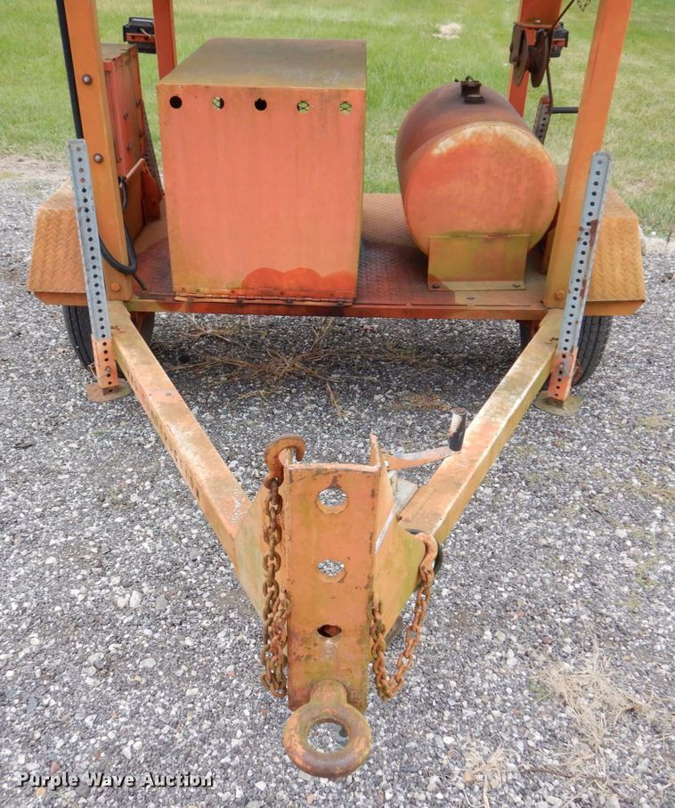 image for item JL9923 Midwest Construction Services  arrow board trailer