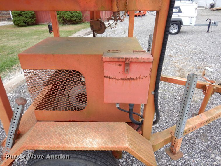 image for item JL9923 Midwest Construction Services  arrow board trailer