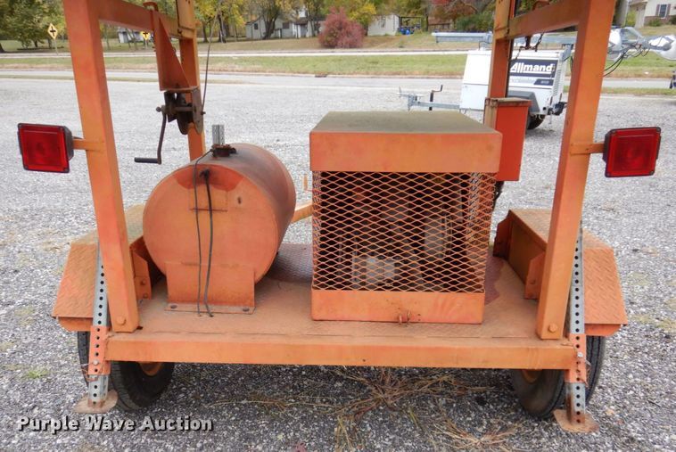 image for item JL9923 Midwest Construction Services  arrow board trailer