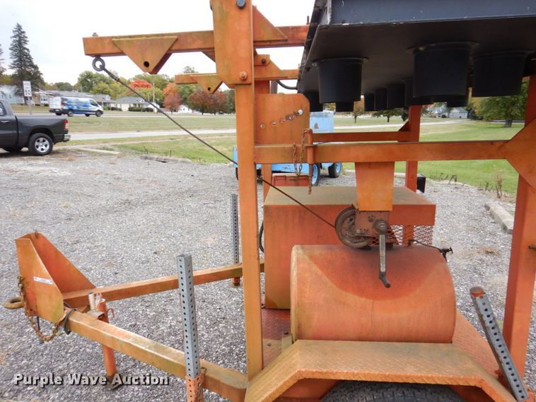 image for item JL9923 Midwest Construction Services  arrow board trailer