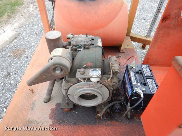 image for item JL9923 Midwest Construction Services  arrow board trailer