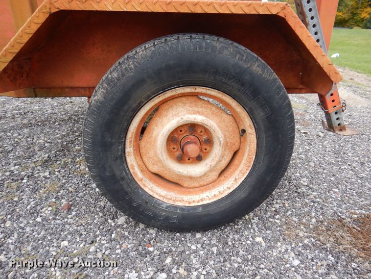 image for item JL9923 Midwest Construction Services  arrow board trailer