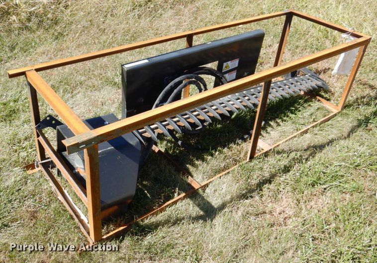 image for item JL9932 Wolverine  skid steer sickle mower