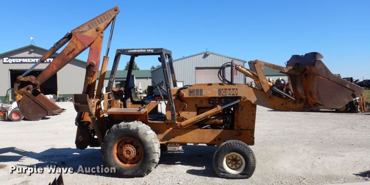 image for item JL9934 1976 Case 680E  backhoe