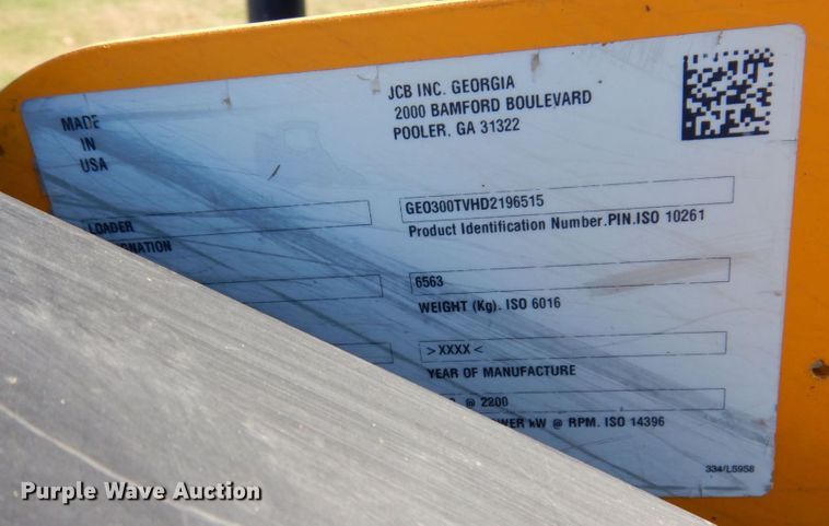 image for item JL9946 2013 JCB 300T  tracked skid steer loader