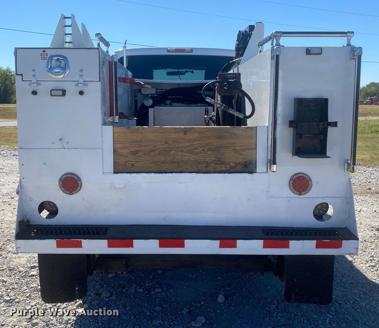 image for item JW9381 2011 Ford F350 Super Duty  SuperCab utility bed pickup truck