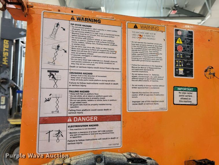 image for item JZ9051 2016 JLG 1932RS  scissor lift