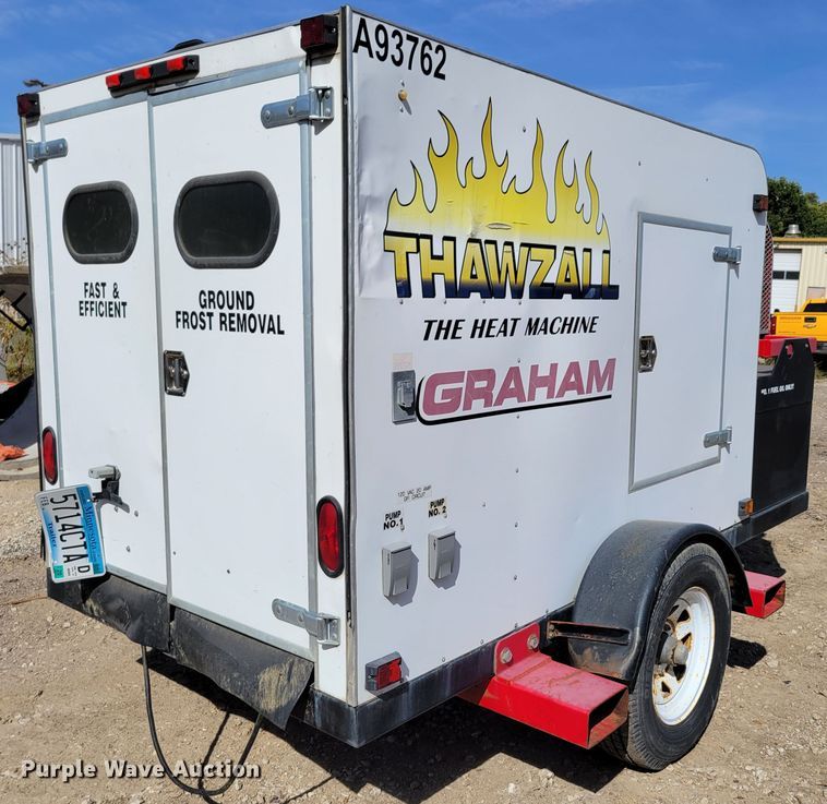 image for item JZ9115 2007 Thawzall 6A  ground thaw trailer