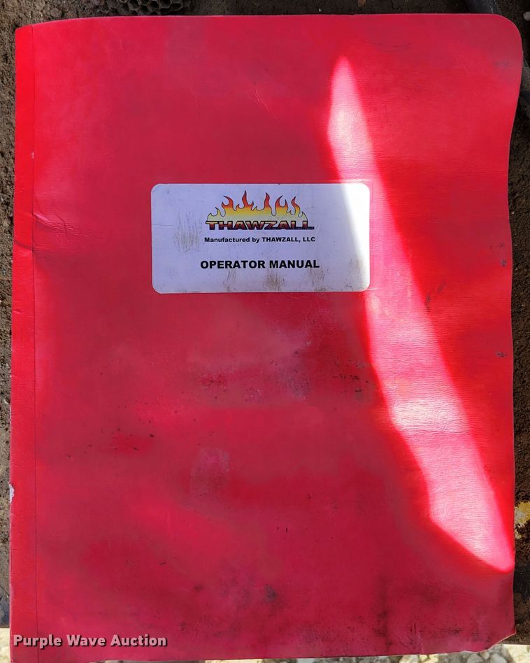 image for item JZ9115 2007 Thawzall 6A  ground thaw trailer