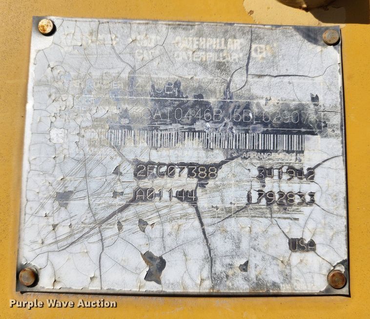 image for item KH9214 2001 Caterpillar 446B  backhoe