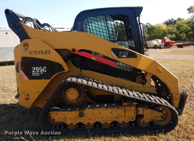 image for item KO9936 2011 Caterpillar 299C  tracked skid steer loader
