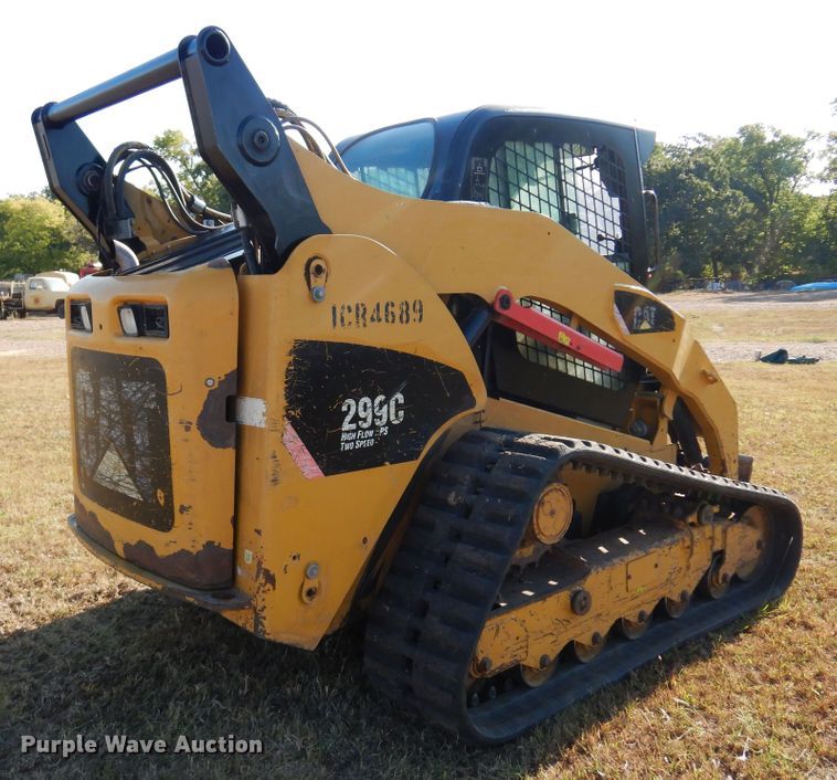 image for item KO9936 2011 Caterpillar 299C  tracked skid steer loader