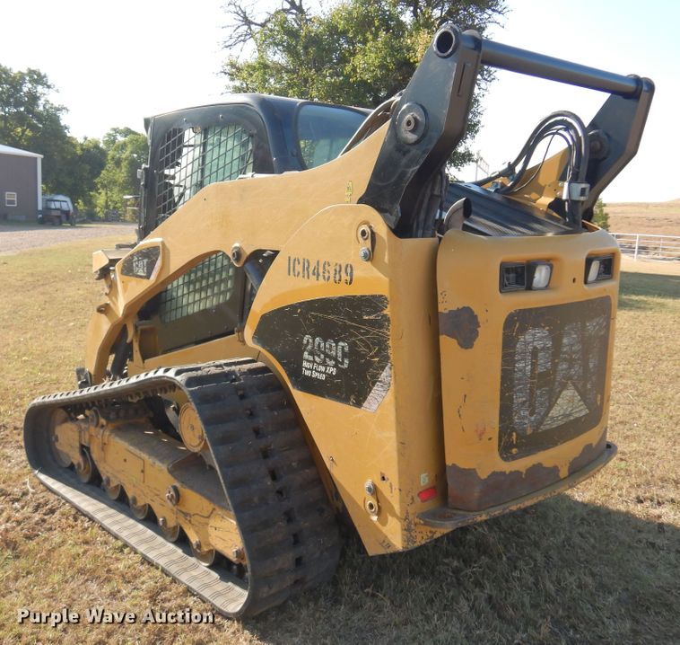 image for item KO9936 2011 Caterpillar 299C  tracked skid steer loader