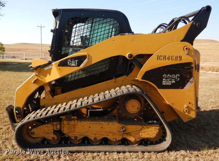 image for item KO9936 2011 Caterpillar 299C  tracked skid steer loader