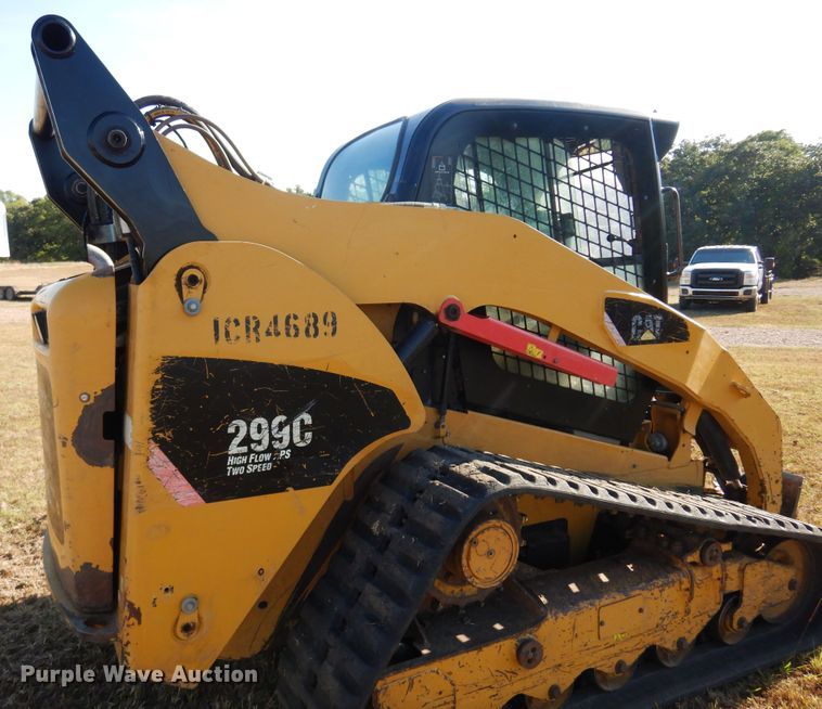 image for item KO9936 2011 Caterpillar 299C  tracked skid steer loader
