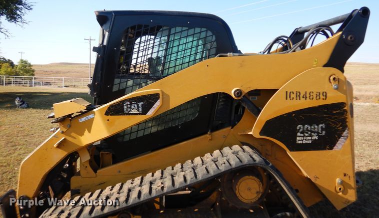 image for item KO9936 2011 Caterpillar 299C  tracked skid steer loader