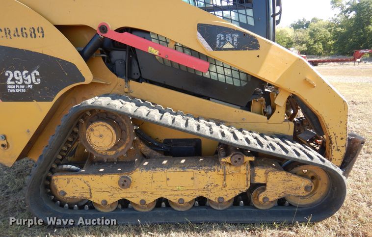 image for item KO9936 2011 Caterpillar 299C  tracked skid steer loader