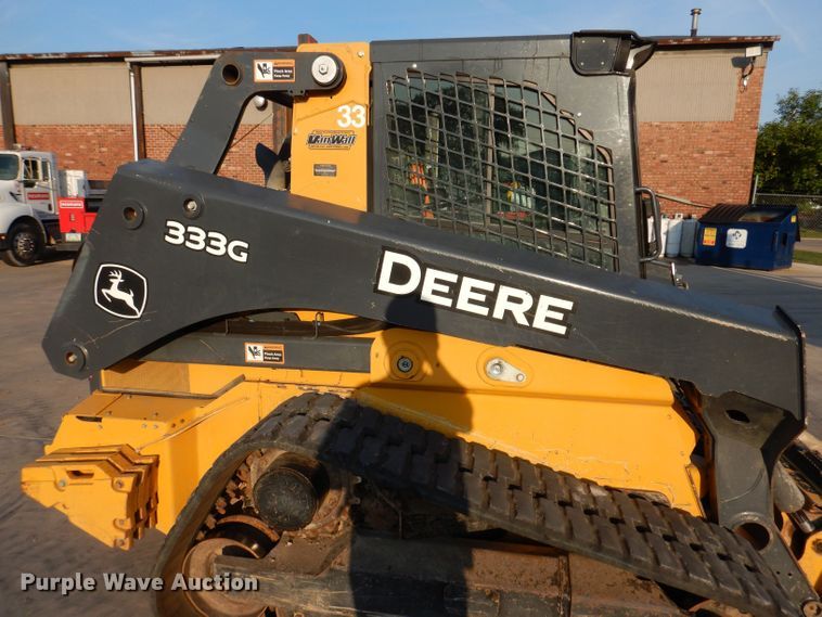 image for item KP9467 2016 John Deere 333G  tracked skid steer loader