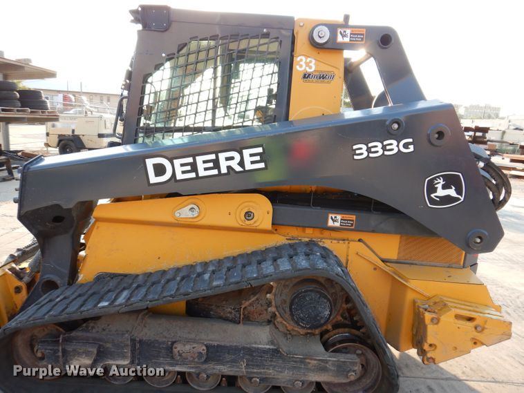 image for item KP9467 2016 John Deere 333G  tracked skid steer loader