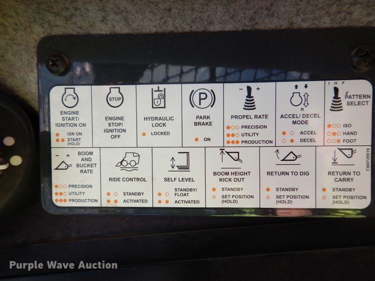 image for item KP9467 2016 John Deere 333G  tracked skid steer loader