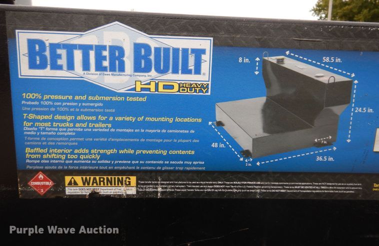 image for item KW9407 (2) Better Built fuel tanks