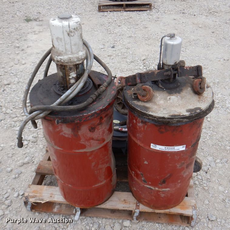 image for item KW9408 (2) Mobil grease barrels