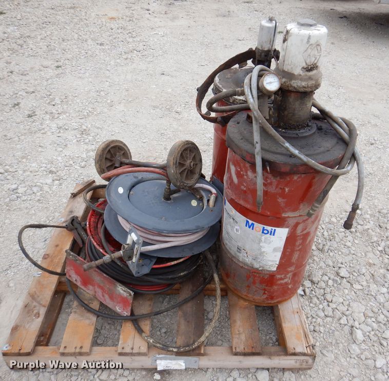 image for item KW9408 (2) Mobil grease barrels