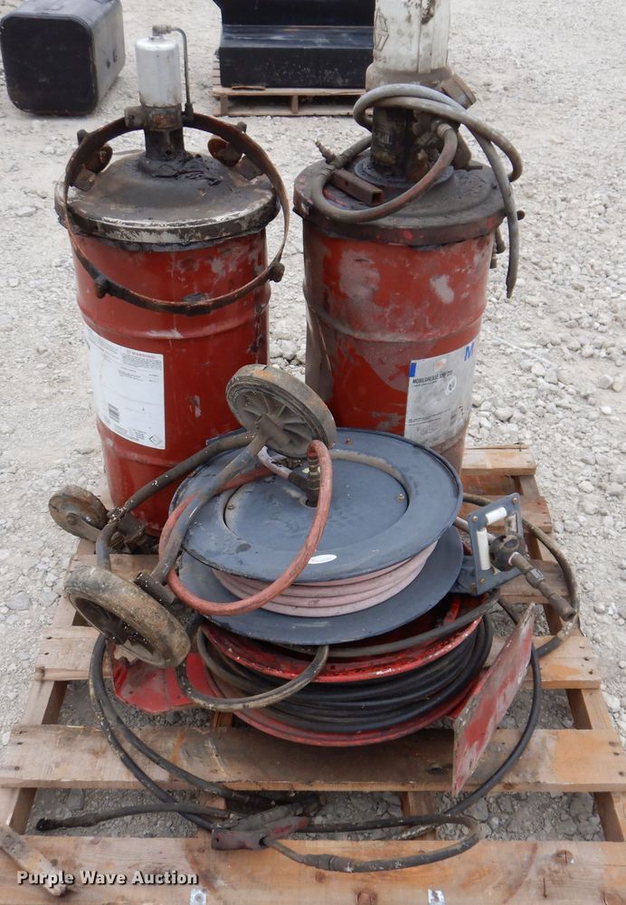 image for item KW9408 (2) Mobil grease barrels