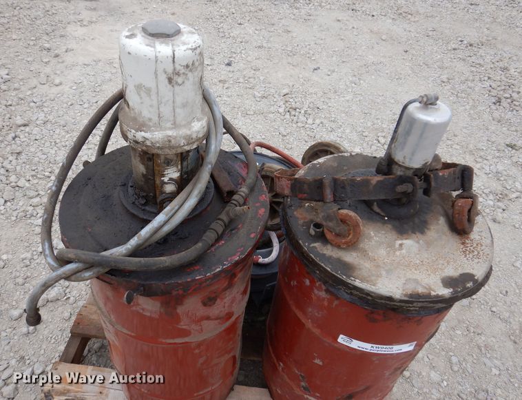 image for item KW9408 (2) Mobil grease barrels