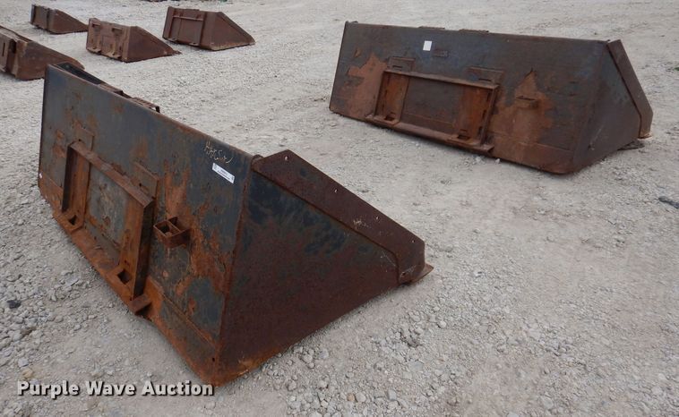 image for item KW9413 (2) Bobcat 100" W skid steer buckets