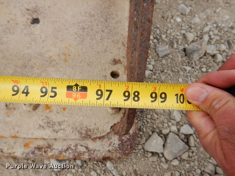 image for item KW9413 (2) Bobcat 100" W skid steer buckets