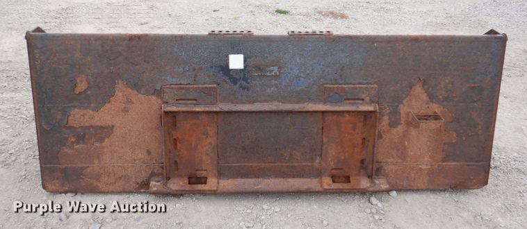 image for item KW9413 (2) Bobcat 100" W skid steer buckets