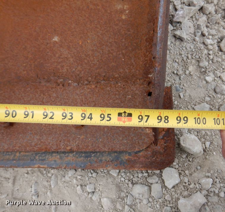 image for item KW9413 (2) Bobcat 100" W skid steer buckets