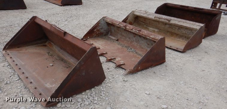 image for item KW9414 (4) skid steer buckets